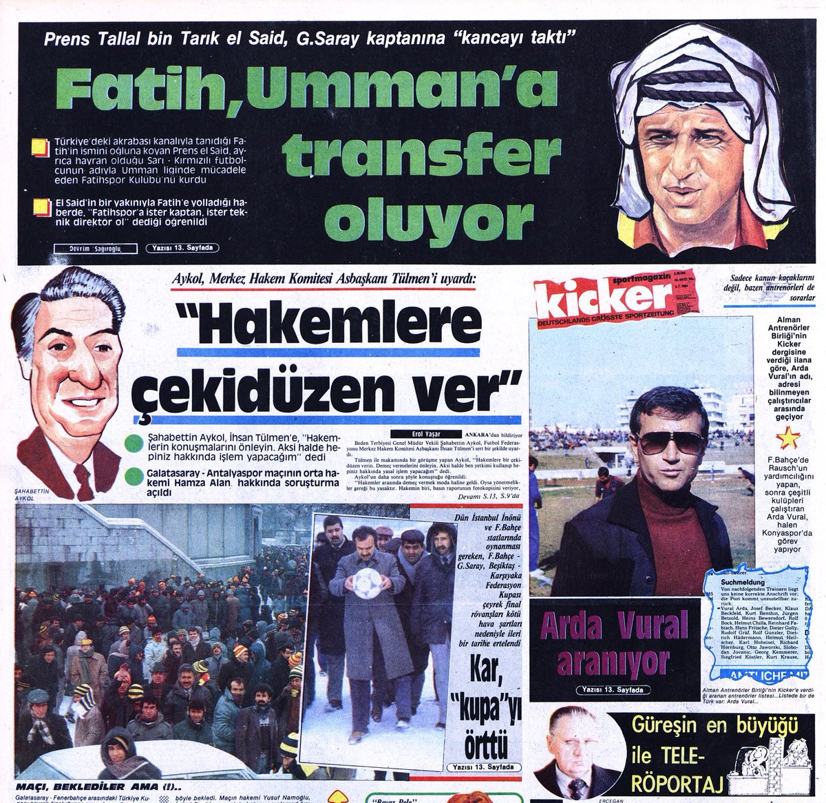 Eski zamanlardan, gerçekleşmeyen ilginç bir transfer iddiası.