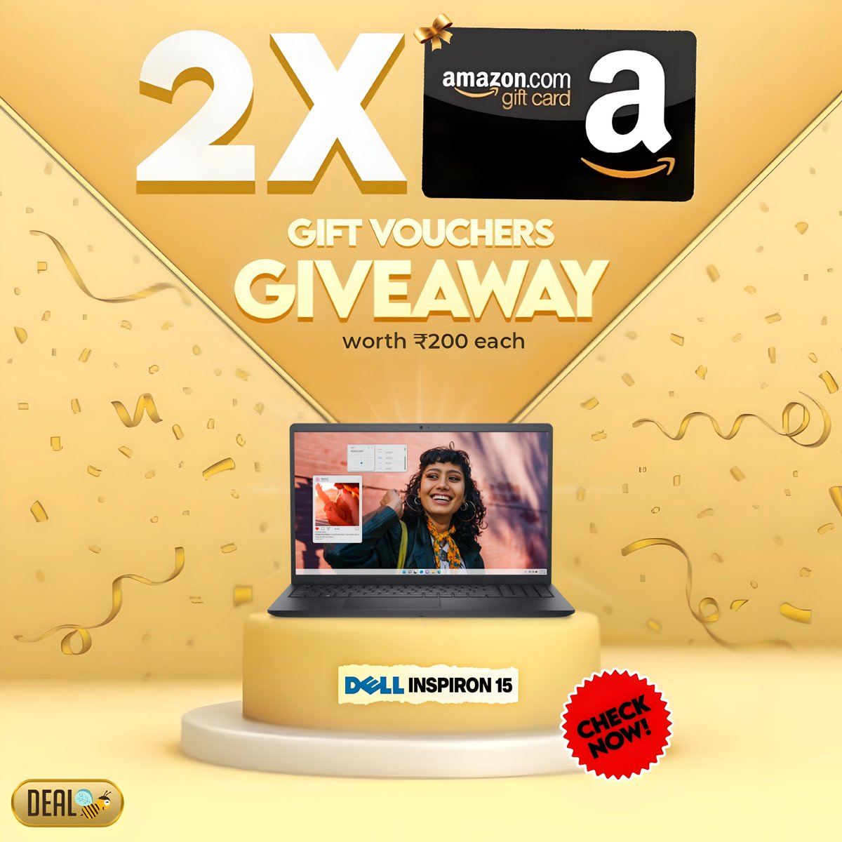 DealBee Deals (@dealbeeofficial) on Twitter photo Today, we're giving away ๐๐บ๐ฎ๐๐ผ๐บ ๐๐ถ๐ณ๐ ๐ฉ๐ผ๐๐ฐ๐ต๐ฒ๐ฟ๐ to 2 random followers! ๐
โ To participate
1. Checkout the links:
tinyurl.com/26k64uk6
tinyurl.com/27hyl4zo
2. RT this post
3. Reply with your favourite laptop among the two using #DealBeeGiveaway.
๐ 3rd Today, we're giving away ๐๐บ๐ฎ๐๐ผ๐บ ๐๐ถ๐ณ๐ ๐ฉ๐ผ๐๐ฐ๐ต๐ฒ๐ฟ๐ to 2 random followers! ๐
โ To participate
1. Checkout the links:
tinyurl.com/26k64uk6
tinyurl.com/27hyl4zo
2. RT this post
3. Reply with your favourite laptop among the two using #DealBeeGiveaway.
๐ 3rd