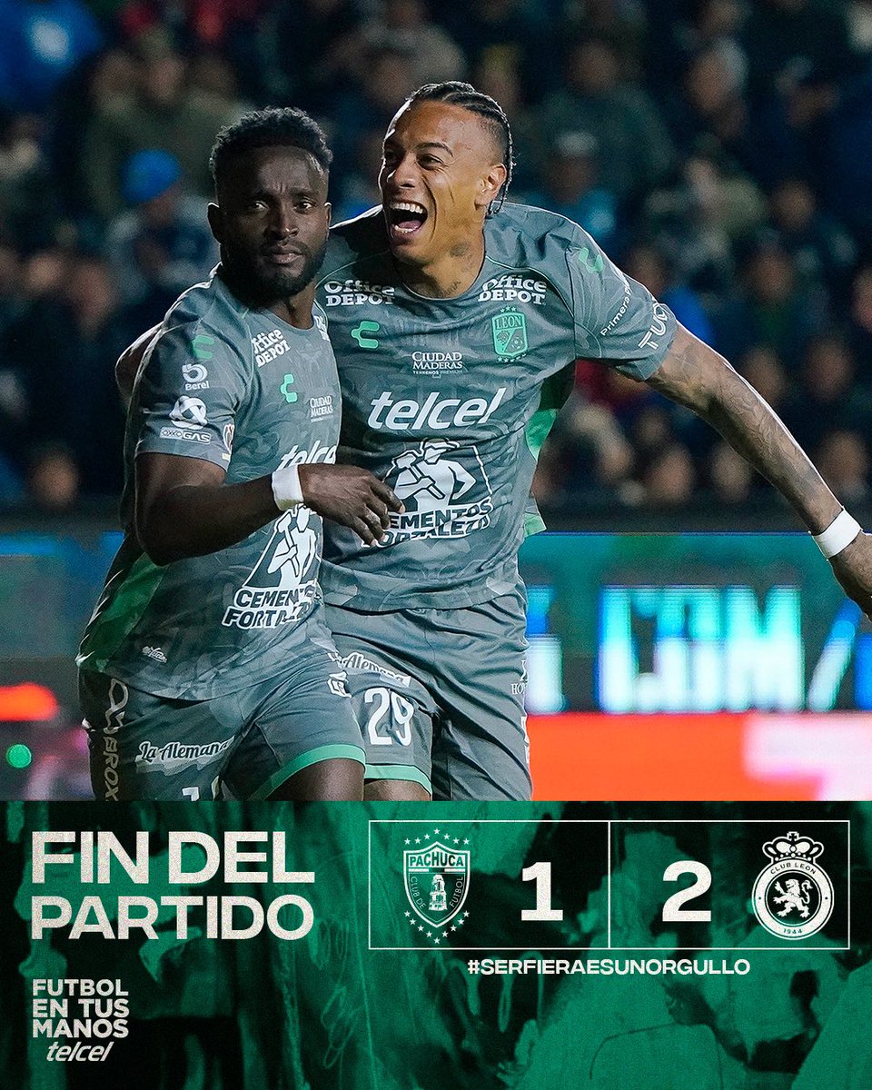 𝗝𝟭 | 𝗣𝗔𝗥𝗧𝗜𝗗𝗢 𝗣𝗘𝗡𝗗𝗜𝗘𝗡𝗧𝗘

¡GANAMOS, MANO! ✋🏼

Cinco triunfos al hilo en el inicio del torneo, el mejor arranque de nuestro equipo.

Presentado por <a href="/Telcel/">Telcel</a>.