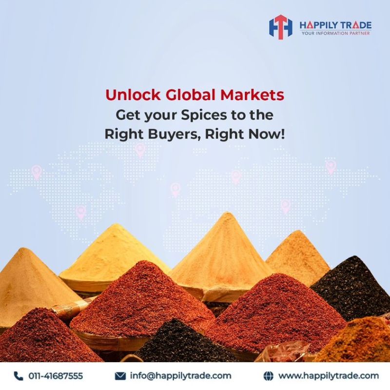HappilyTrade1's tweet image. Dreaming of sharing your aromatic spices with the world? Whether you&apos;re a seasoned exporter or just starting your journey, Happily Trade EXIM is here to help you navigate the exciting world of spice exports!

Visit us at happilytrade.com for more queries

#spiceimporters