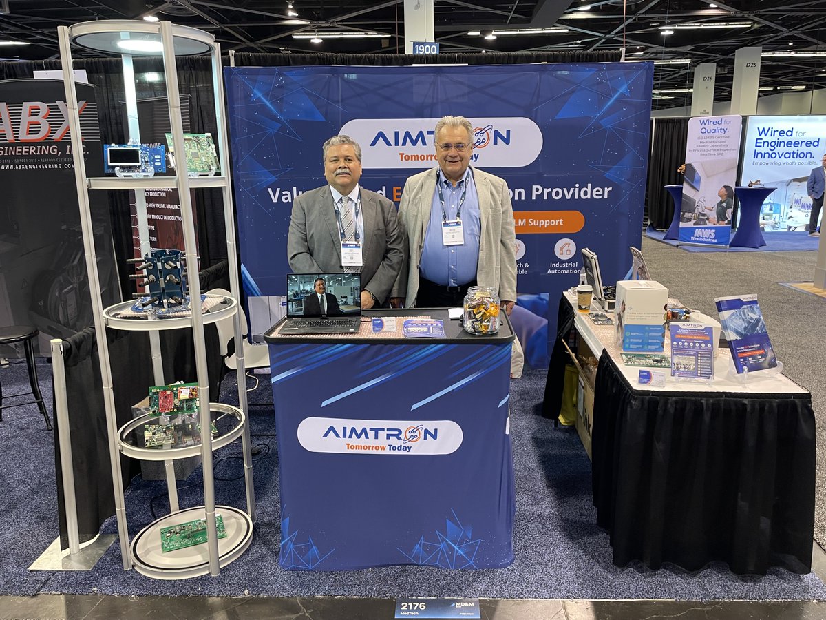 aimtronoffical's tweet image. 📸 Live from #MDMWest2025!

Day 1 was amazing, and we’re back for more! 🚀 Visit Booth #2176 to explore #Aimtron’s #ESDMsolutions, meet our experts, and see our latest innovations.

📍 Anaheim Convention Center | Booth #2176

Stop by &amp;amp; say hello! 👋 

#MedicalDevices #PCBA #EMS