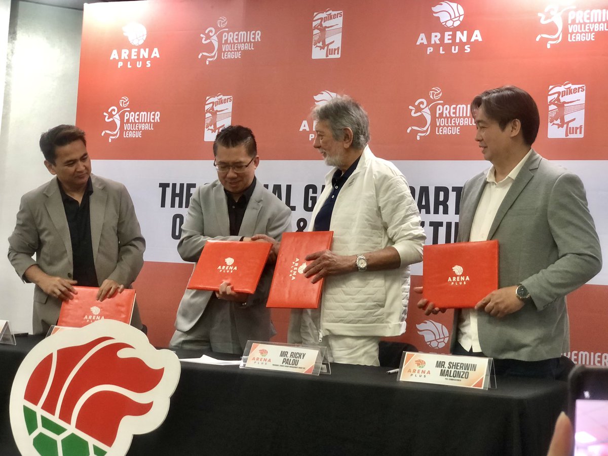 johnmarkdg_'s tweet photo. #ArenaPlus #PVL2025 All-Filipino Conference @spinph

🏐 PVL ✖️ ARENAPLUS

PVL, Spikers' Turf and ArenaPlus formally renew their partnership!