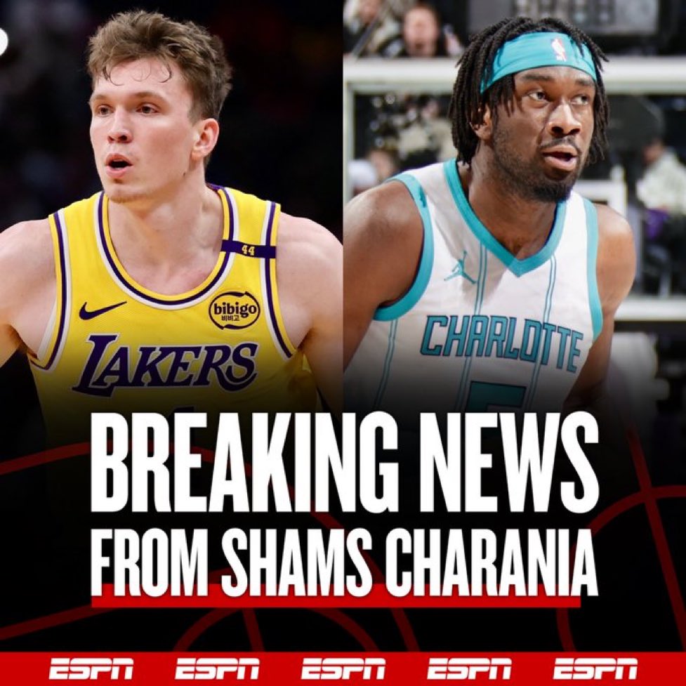 nba_room_a's tweet photo. レイカーズがコネクトをトレード🤯🤯🤯

🚨レイカーズとホーネッツでトレード🚨

LAL獲得:
マーク・ウィリアムズ

CHA獲得:
ダルトン・コネクト
レディッシュ
1巡目スワップ権(2030年)
1巡目指名権(2031年・保護なし) https://t.co/WCdabCdtjn