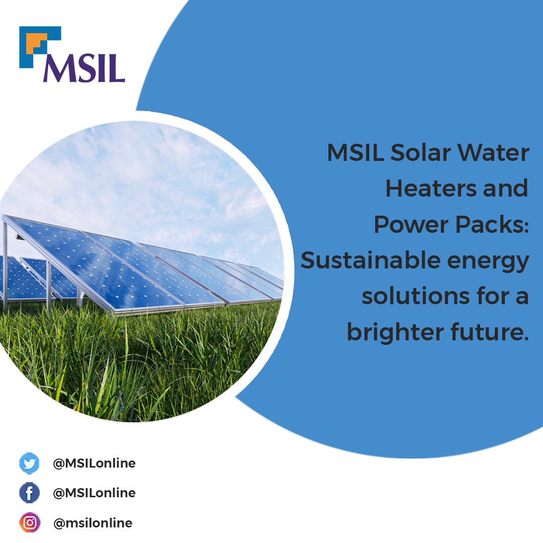 MSILonline's tweet image. MSIL ಸೋಲಾರ್ ಪವರ್
MSIL ಸೋಲಾರ್ ವಾಟರ್ ಹೀಟರ್
ಸೌರಶಕ್ತಿ ನಮ್ಮ ಪಾಲಿಗೆ ಅತ್ಯಂತ ಕಡಿಮೆ ಬೆಲೆಯಲ್ಲಿ ಸಿಗುವ ಹಾಗೂ ಅತ್ಯಂತ ಹೇರಳವಾಗಿ ಸಿಗುವ ಏಕೈಕ ಶಕ್ತಿ ಸಂಪನ್ಮೂಲ.ಎಂಎಸ್‌ಐಎಲ್‌ ಸೋಲಾರ್ ಪವರ್ ಹಾಗೂ ವಾಟರ್‌ ಹೀಟರ್‌ಗಳ ಬಗ್ಗೆ ಹೆಚ್ಚಿನ ಮಾಹಿತಿಗಾಗಿ ಇಂದೇ ಸಂಪರ್ಕಿಸಿ

ವೆಬ್ಸೈಟ್
msilonline.com

#msil #solarpowe