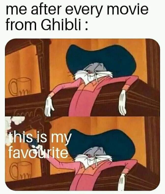 I love all Ghibli movies 💖