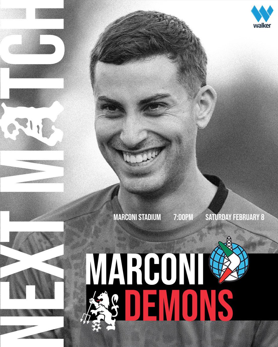 𝑹𝒐𝒖𝒏𝒅 𝑶𝒏𝒆 𝒊𝒔 𝑯𝒆𝒓𝒆! ⚽🔥

This Saturday, we kick off our 2025 season against the defending champs, Marconi Stallions 🐎

Get down to Marconi Stadium at 7:00PM and support the boys in their season opener!

U20’s kick-off at 5:00PM

#YourTownYourTeam 👹