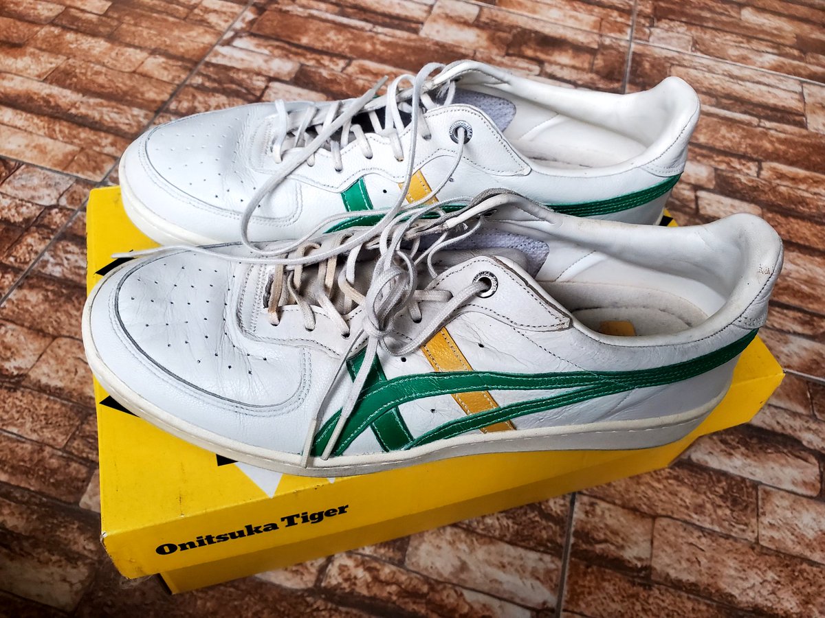rriansyah_'s tweet photo. Wts:
Onitsuka Tiger SD GSM Cream/Cilantro
Size 40,5.
Original.
Lengkap box dan guarantee letter
Kondisi baik 9/10
Cuma dipake 2-3 kali karena kesempitan.
Harga beli 2 jt (sekarang udah naik jadi 2,2 -2,5 juta)
Shopee on. https://t.co/oas1SH0D82