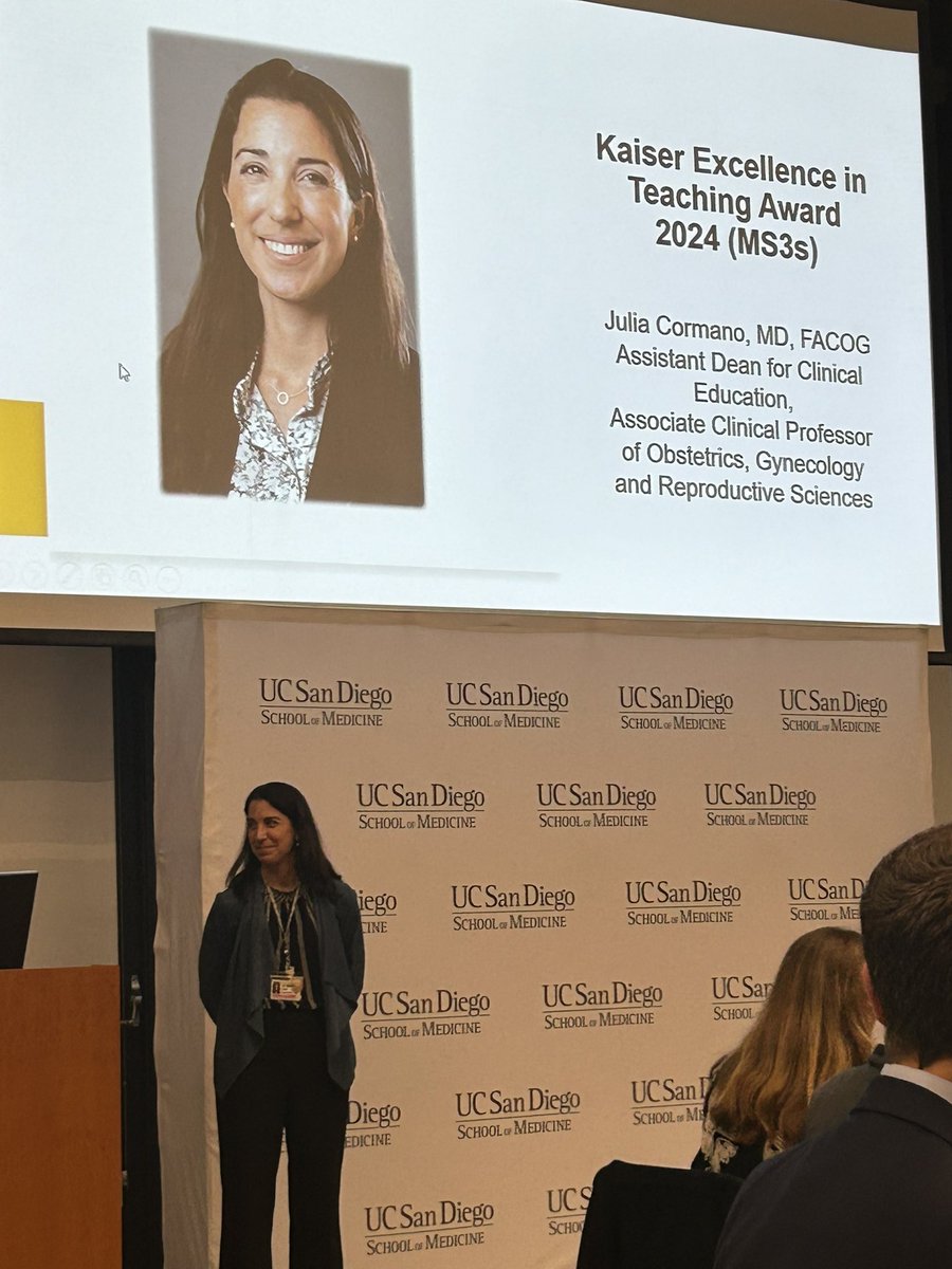 Cynthia Gyamfi, MD, MS (@drcynthiagyamfi) on Twitter photo Congratulations to <a href="/UCSD_ObGyn/">UC San Diego OBGYN</a> faculty <a href="/jcormano/">Julia Cormano, MD</a> for recognition from <a href="/UCSDMedSchool/">UC San Diego School of Medicine</a> 3rd year medical students with the hospital-wide teaching award! What an honor for us to claim her as an #OBGYN! 👏🏾👏🏾👏🏾 Congratulations to <a href="/UCSD_ObGyn/">UC San Diego OBGYN</a> faculty <a href="/jcormano/">Julia Cormano, MD</a> for recognition from <a href="/UCSDMedSchool/">UC San Diego School of Medicine</a> 3rd year medical students with the hospital-wide teaching award! What an honor for us to claim her as an #OBGYN! 👏🏾👏🏾👏🏾