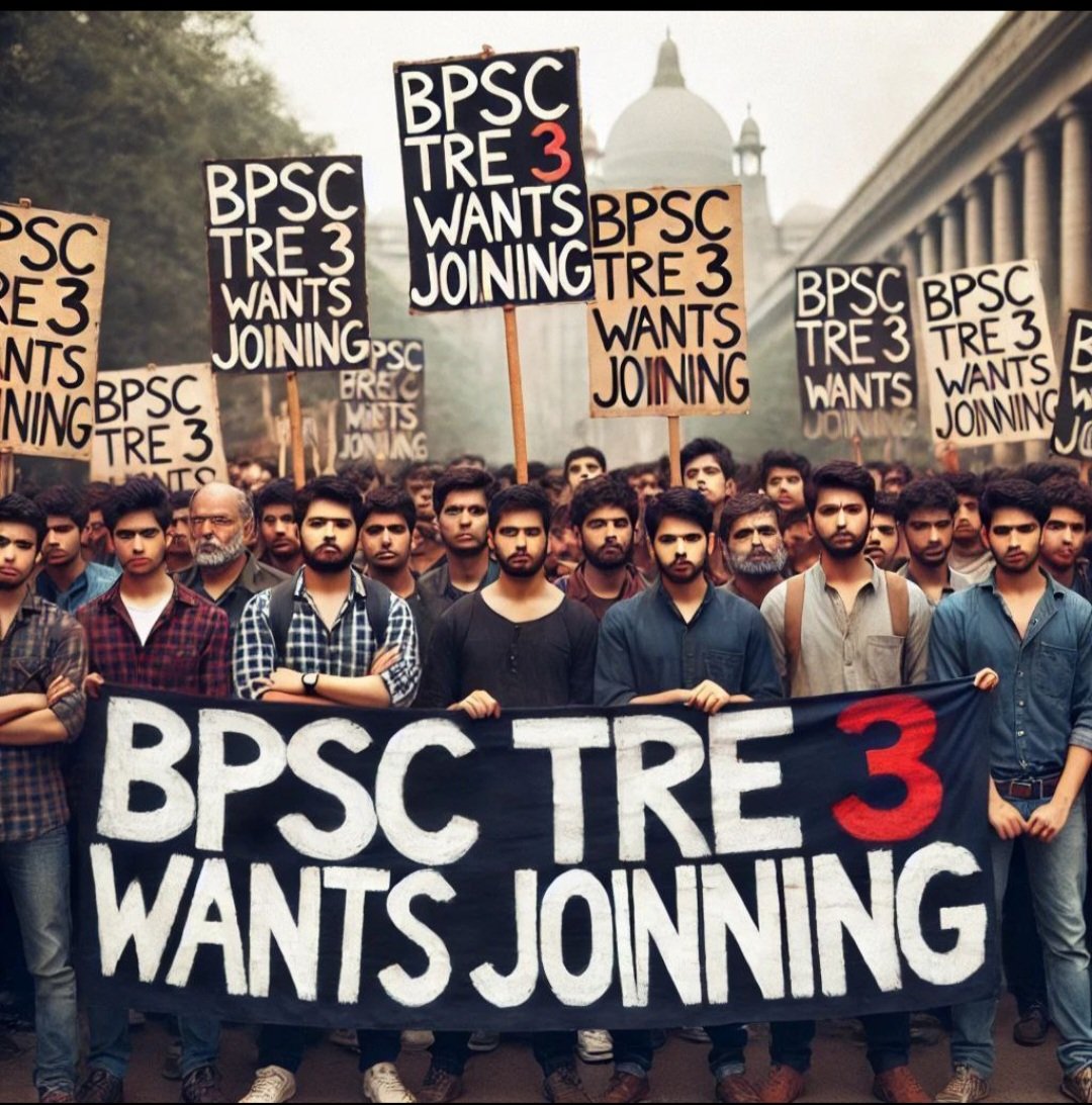 Sandeep21324636's tweet image. बहुत दुखद है, अब JOINING LETTER के लिए CAMPAIGN पड़ रहा है,,शिक्षा विभाग संज्ञान लें 

एक साल हो गये TRE3.0 भर्ती को आए हुए 
@mmalayanil

@sunilkbv
@sidarths
@BiharEducation_
@NitishKumar
@samrat4bjp
@VijayKrSinhaBih

#bpsc_tre3_joining_karwao
#bpsc_tre3_joining 
#tre3_joining