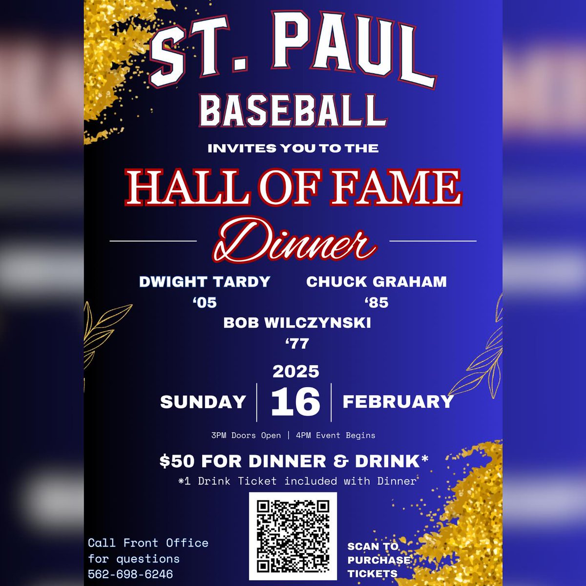St. Paul Football (@stpaulhsfb) on Twitter photo There is still time to get your tickets for the St. Paul Baseball Hall of Fame dinner. <a href="/GhostsofStPaul/">The Ghosts of St. Paul Football</a> There is still time to get your tickets for the St. Paul Baseball Hall of Fame dinner. <a href="/GhostsofStPaul/">The Ghosts of St. Paul Football</a>