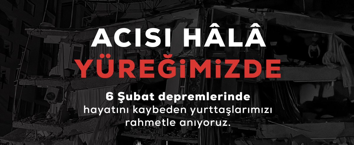 6 Şubat’ı unutmayacağız. 

#deprem #6subat2023