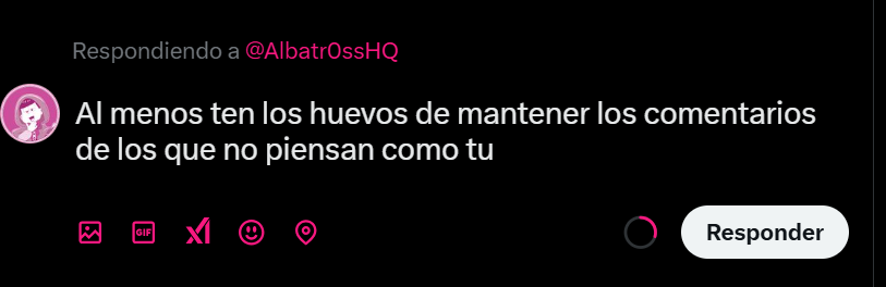 LaWorks18's tweet photo. @Albatr0ssHQ En efecto, una chica tiene más huevos que tu https://t.co/FzLGztVLKS