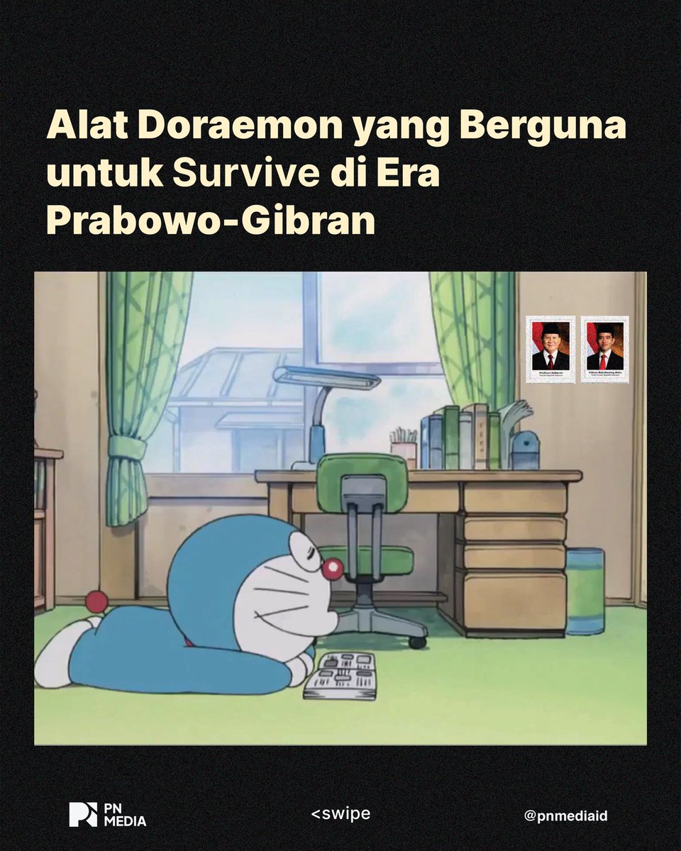 Kalo ada dukungan alat Doraemon, kami optimistis menghadapi era kegelapan yang telah tiba 🔥

Selengkapnya simak utas berikut 👇