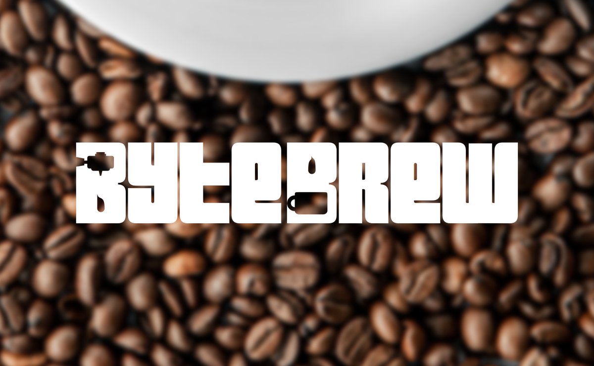 eso_writes's tweet photo. Bytebrew - Unused Logo Concept https://t.co/xV8paewull