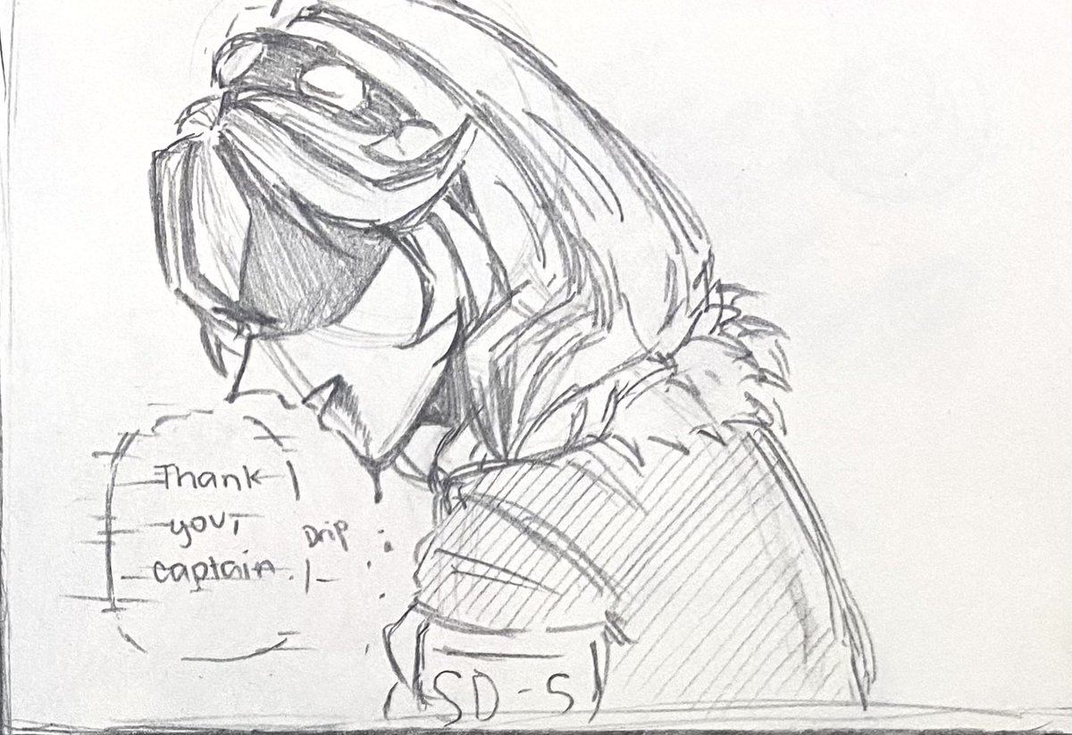 rurumiryuuu's tweet image. Oh what did captain do? #SerialDesignationS #MurderDrones