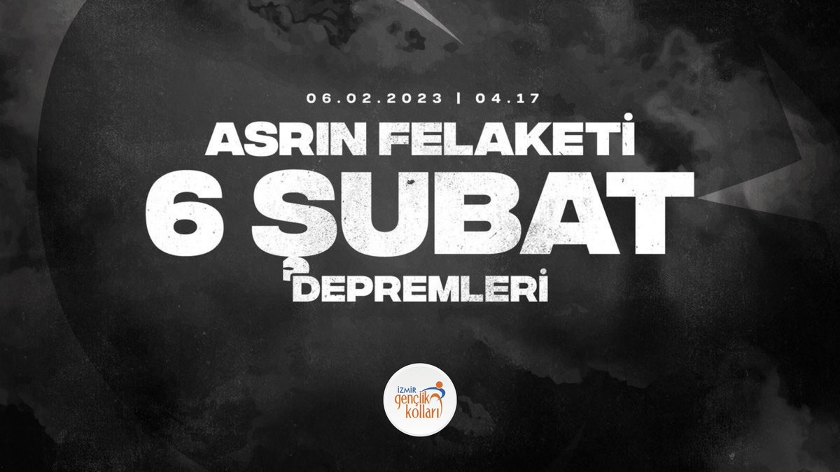 akgenclikizmir's tweet photo. Kahramanmaraş merkezli #6subat2023 depremlerinin yıldönümünde, hayatını kaybeden tüm vatandaşlarımızı rahmetle anıyoruz.

Unutmadık, unutmayacağız!
#AsrınFelaketi https://t.co/6P6y37pP9w