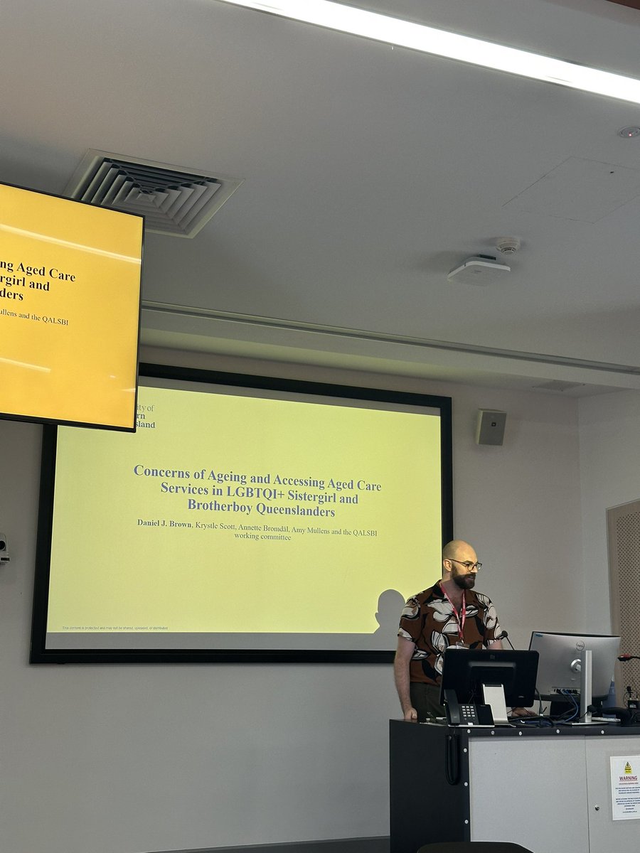 HaPI Research Lab (@hapiresearch) on Twitter photo A terrific presentation from <a href="/danielbrown919/">Daniel Brown, PhD (Clin Psy)</a> at <a href="/ASBHM1/">Australasian Society for Behavioural Health & Med</a> #ASBHM2025 on concerns about ageing and accessing care in LGBTQI+ sistergirl and brotherboy Queenslanders! 🏳️🌈 Super interesting and important work! A terrific presentation from <a href="/danielbrown919/">Daniel Brown, PhD (Clin Psy)</a> at <a href="/ASBHM1/">Australasian Society for Behavioural Health & Med</a> #ASBHM2025 on concerns about ageing and accessing care in LGBTQI+ sistergirl and brotherboy Queenslanders! 🏳️🌈 Super interesting and important work!