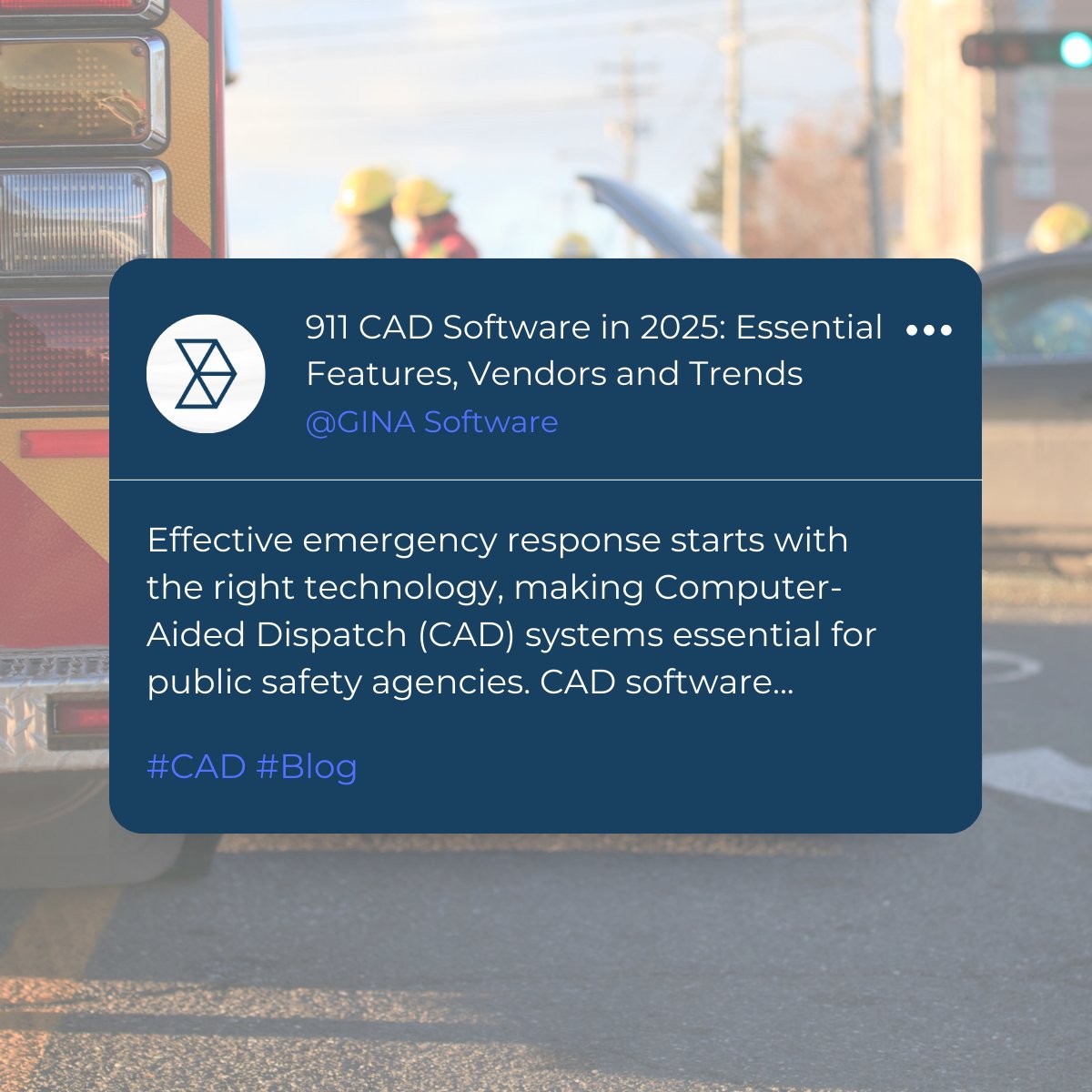 A reliable CAD system helps teams react faster, communicate effectively, and minimize errors. Learn more on our blog! 

#CAD #Technology #EmergencyResponse #FirstResponders #Security