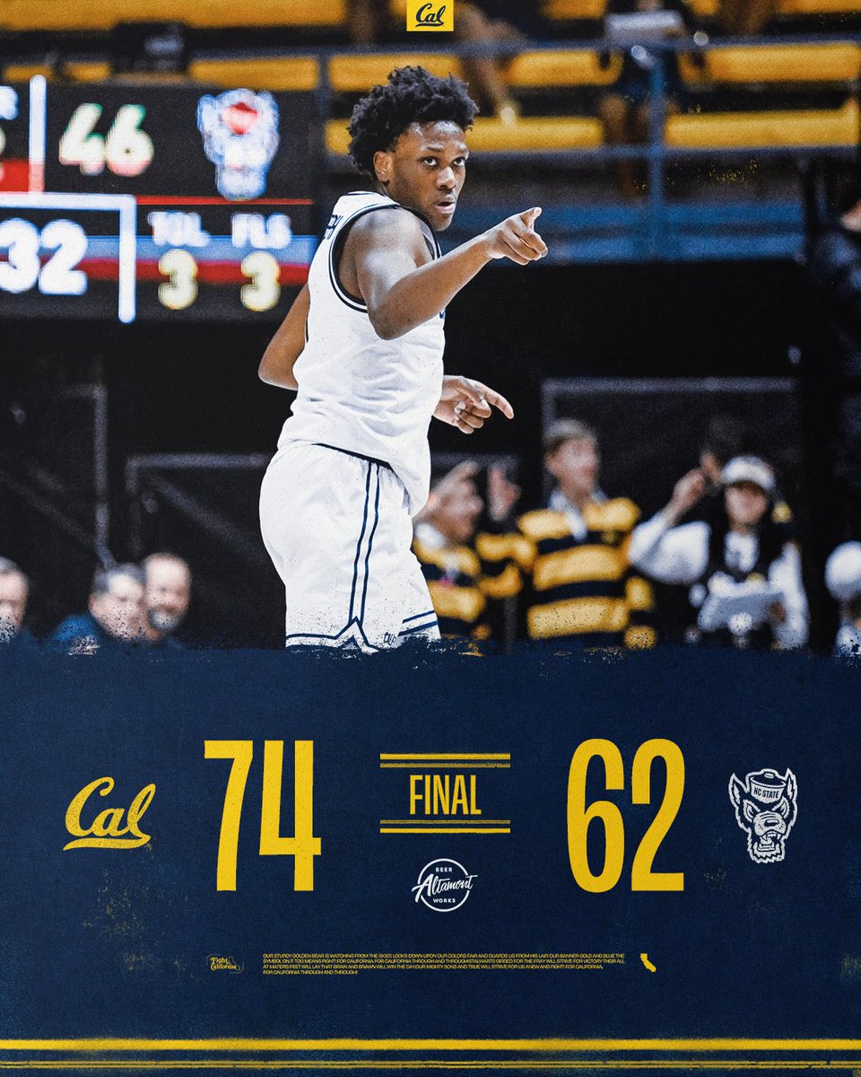 Back in the win column! 🤟

#GoBears