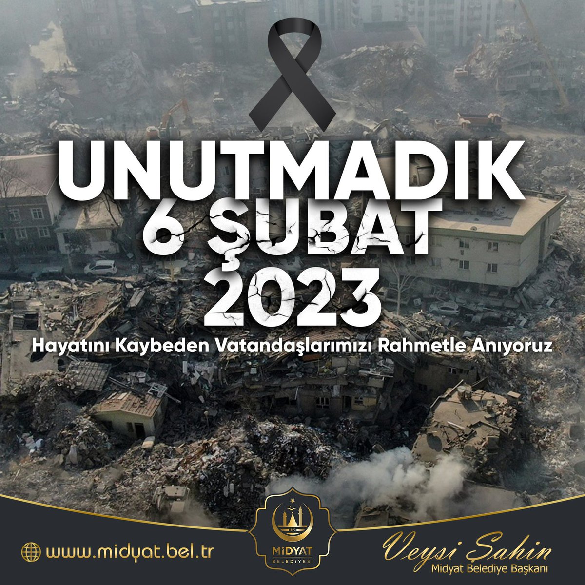 6 Şubat 2023’te yaşanan ve ülkemizin 11 ilini etkileyen deprem felaketinin yıl dönümünde, kayıplarımızın acısını ilk gün gibi derinden hissediyoruz.

Yaşamını yitiren vatandaşlarımızı rahmetle anıyor, yakınlarına ve tüm ülkemize bir kez daha baş sağlığı diliyorum.

Allah