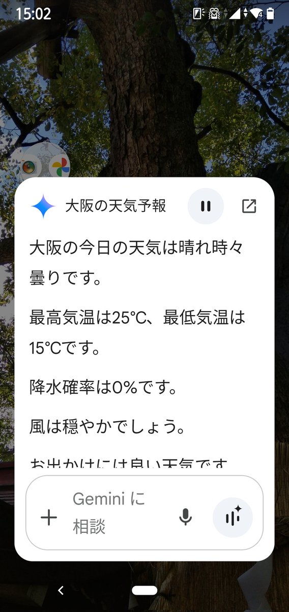 miyabin_fx's tweet photo. 寒い中お買い物に行く覚悟を決めたワシ

Geminiに気温を聞いて
雑なウソをつかれる https://t.co/jyCkFNq7MA
