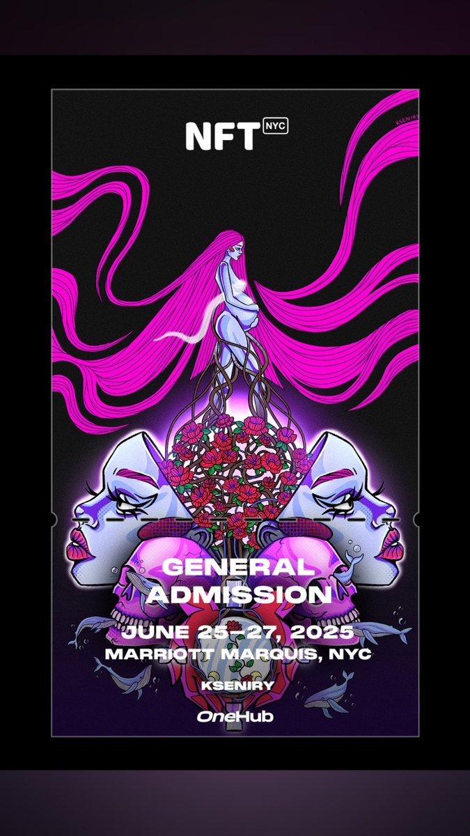 🩷GM beautiful souls🩷

Support my participation at <a href="/NFT_NYC/">NFT.NYC</a> 2025 by registering an NFT Ticket featuring my submitted artwork kseniryarty.nft.nyc/token/kseniryn…
