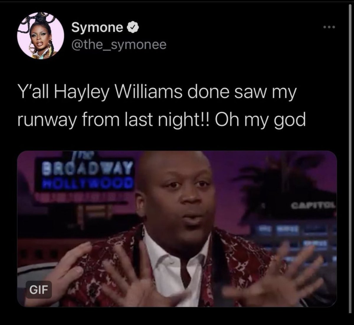 okayfinepaloma's tweet image. love this for Symone 😌