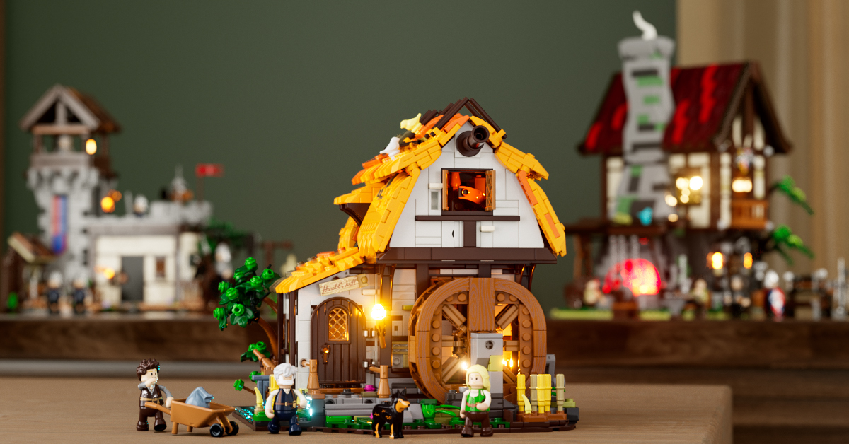 LUMIBRICKS_REAL's tweet photo. ๐งTake a look at your medieval village setup โ don't forget the water mill, a symbol of the peaceful life led by the common folk of the Middle Ages.
#funwhole #toys #buildingblocks #lightingkit #medieval #watermill #toyblocks #notlego #bricks #buildingkit #moc https://t.co/JGktX1yzr3
