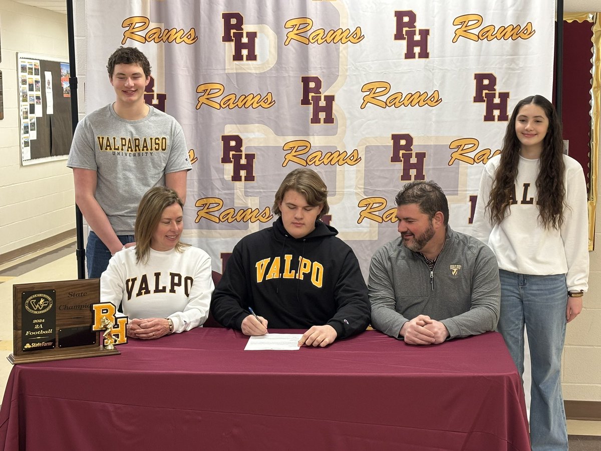 Congrats to Mr. Billy McCool for signing to play ball at Valpo!