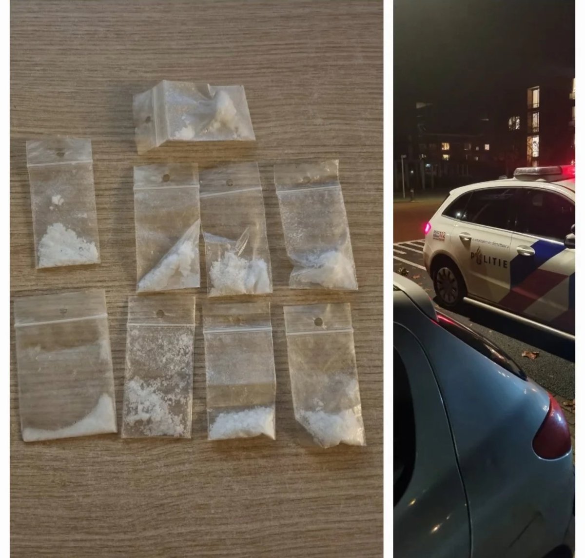 Vrouw onder invloed ramt lantaarnpaal