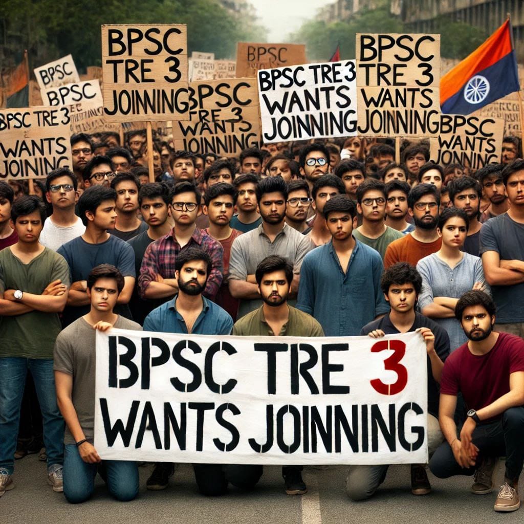 क्या TRE 3 के चयनित अभ्यर्थियों आपने कभी सोचा था कि TRE 3, फरवरी 2024 से शुरू होकर फरवरी 2025 में भी सम्पन्न न हो पाएगी ??
<a href="/NitishKumar/">Nitish Kumar</a> जी,
TRE 3 का फॉर्म 10 फरवरी से भरना शुरू हुआ था 4 दिन बाद पूरे 1 वर्ष हो जाएगा आखिर कब नियुक्ति पत्र देंगे आप??
#bpsc_tre3_joining_karwao