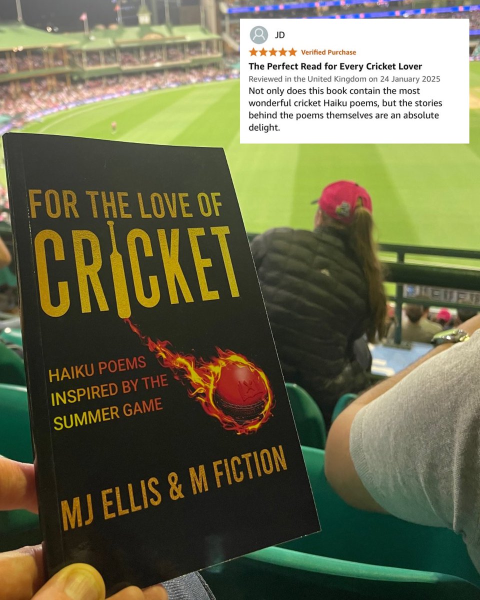 Very thankful for all the support of ‘For the love of Cricket’ 🏏