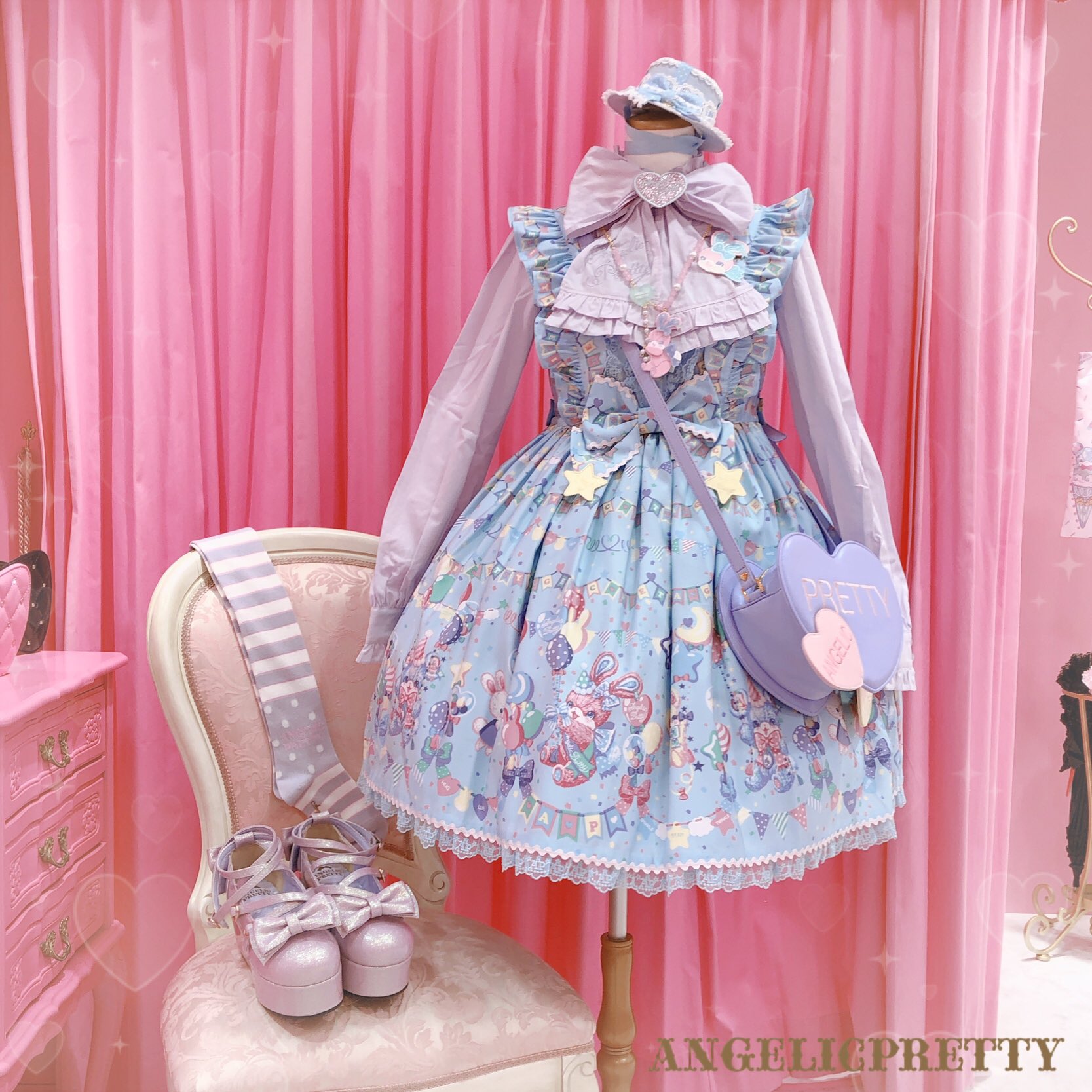 ANGELIC PRETTY Happy Garlandジャンパースカートセット Happy Garland