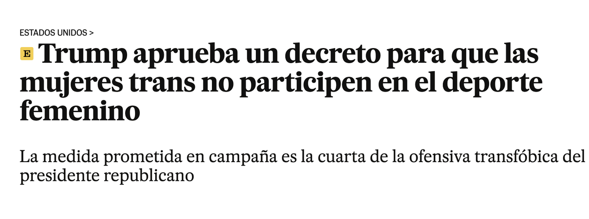 ContraBorrado's tweet photo. ¿Que palabra usaría @el_pais para definir el derecho de las mujeres y las niñas a competir en igualdad de condiciones? Porque "transfobia" seguro que no es.
Y no. No son casos aislados: Más de 600 atletas mujeres han perdido más de 890 medallas frente a competidores trans. Relatora de Naciones Unidas sobre la violencia contra las mujeres y las niñas. Octubre 2024