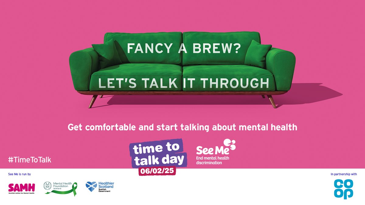 It's National Time to Talk Day. Take the time out of your day to have that chat, check in on your colleagues bit.ly/3AzdKsj #TimeToTalkDay