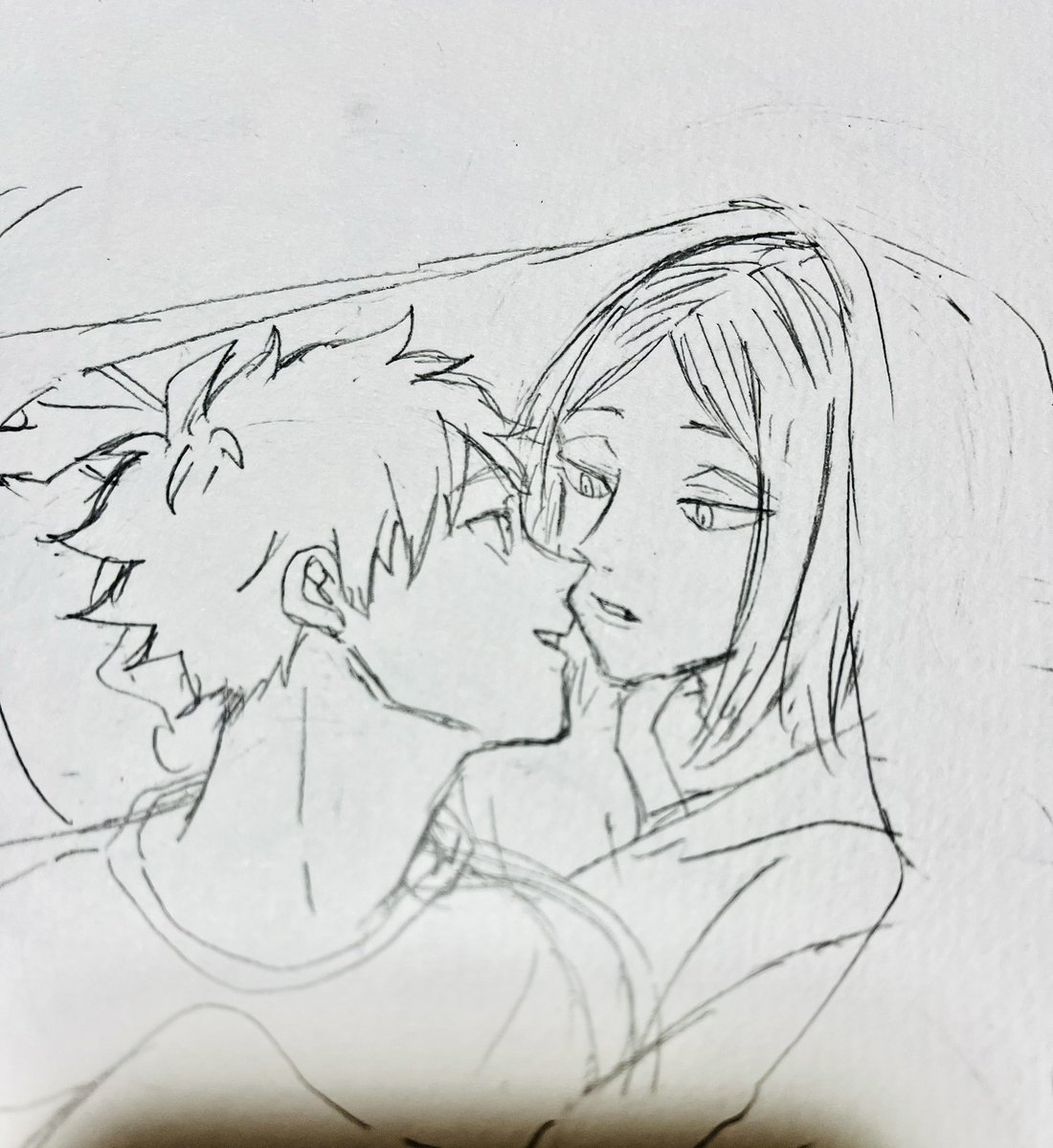 毛布をかぶって温め合う研日(rkgk) 