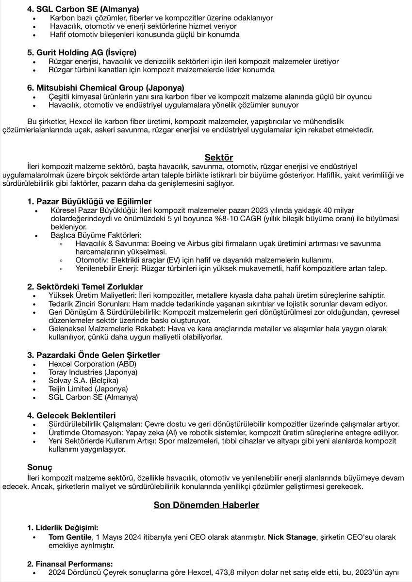 HakanOzmenMBA's tweet image. 2025 Swings #12 #hexcel #HXL