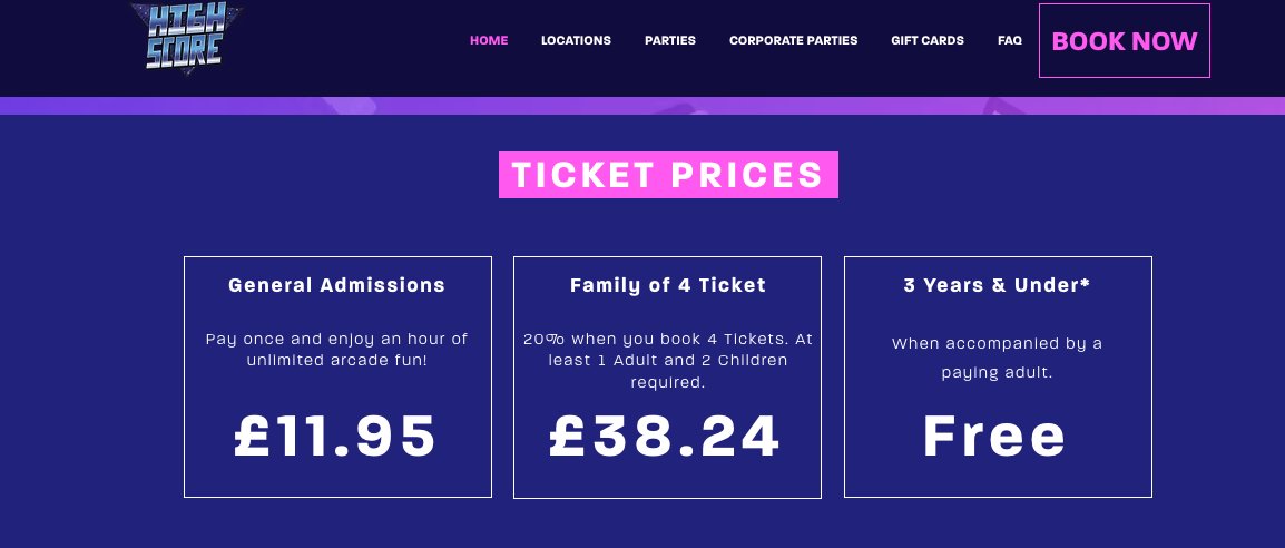 RaybelHotDeals's tweet photo. #High Score ArcadesCoupons #HotDeals High Score Arcades coupon for you: Family of 4 ticket – get 20% off when you book 4 https://t.co/loHPfIGWOQ more with the working High Score Arcades promo codes: https://t.co/DK9ZBmHaZ5. https://t.co/mXl7dn4ebi