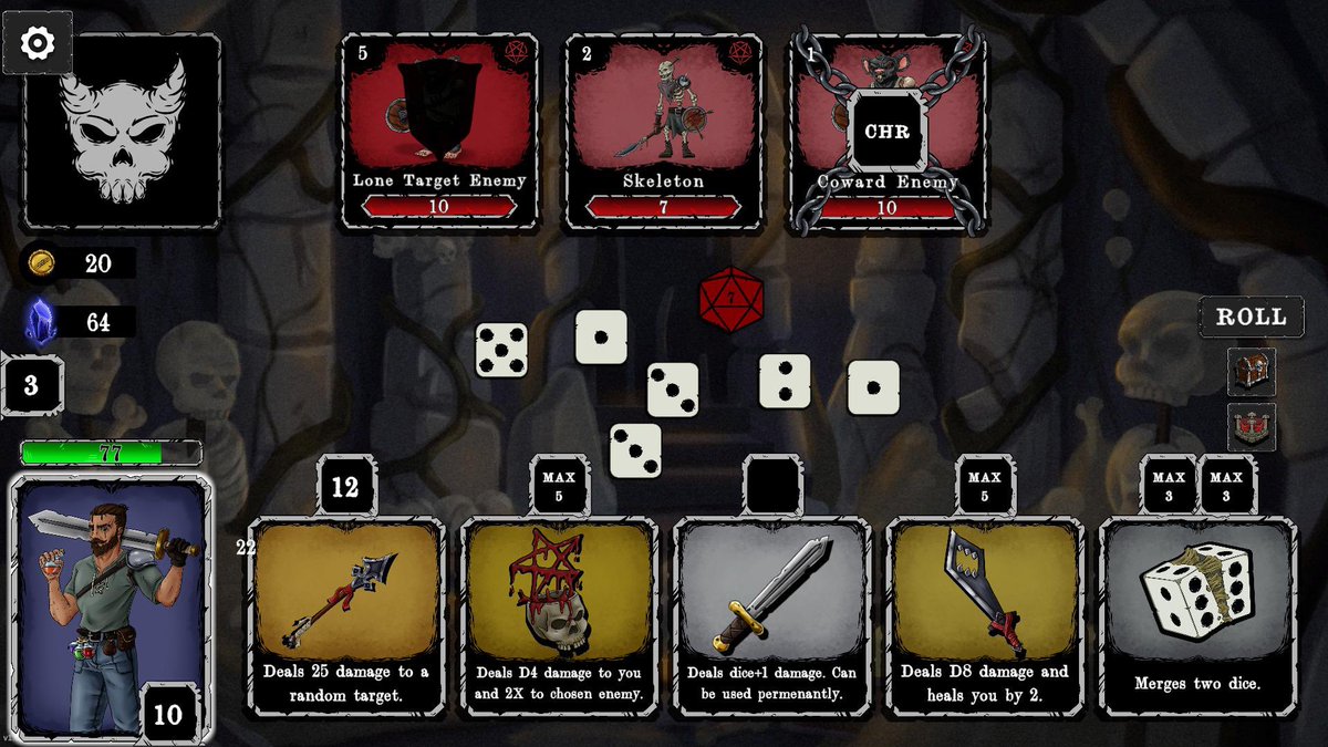 tabletale_games's tweet photo. @clemmygames 🎲 Love dice, deck-building, and roguelikes? Our indie game combines them all!
Roll D4s, D6s, D20s, and more to unleash powerful card abilities.
Wishlist now on Steam and join the adventure! 🃏⚔️

https://t.co/c38SrlYdKv

#WishlistWednesday https://t.co/q2FXsQEFr7