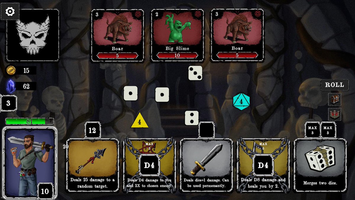 tabletale_games's tweet photo. @clemmygames 🎲 Love dice, deck-building, and roguelikes? Our indie game combines them all!
Roll D4s, D6s, D20s, and more to unleash powerful card abilities.
Wishlist now on Steam and join the adventure! 🃏⚔️

https://t.co/c38SrlYdKv

#WishlistWednesday https://t.co/q2FXsQEFr7