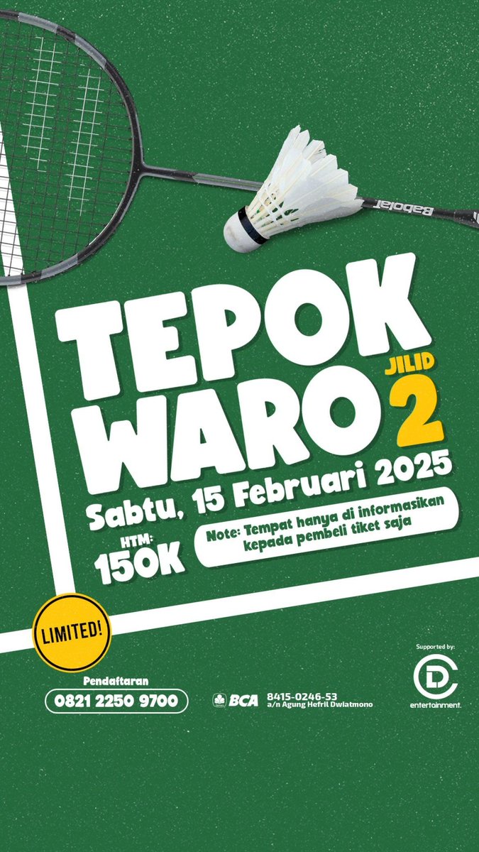 Friendly reminder guys!

Yang minggu depan bingung mau ngapain, galau karena belum punya pasangan valentine, atau yang kangen seru-seruan bareng ci <a href="/cindyyuvia/">ᴄɪɴᴅʏ ʏᴜᴠɪᴀ - ʏᴜᴘɪ☆</a> , yuk jangan lupa segera daftarkan diri kalian untuk ikut dalam event ini!