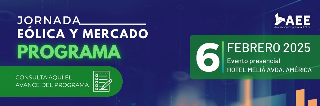 Hoy estaremos en la jornada «La Eólica y el Mercado» organizada por <a href="/aeeolica/">aeeolica</a>, en la sesion "LA REPOTENCIACIÓN DE LOS PARQUES EÓLICOS COMO PRIORIDAD PAÍS - Factores para dinamizar la repotenciación y retos a gestionar. Hacia unos criterios homogéneos en su tramitación ambiental"