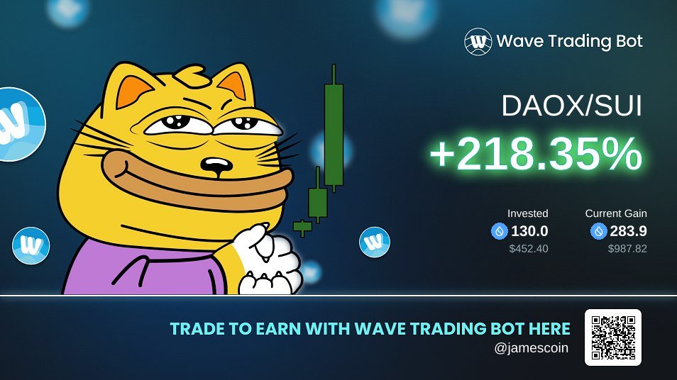 jamcescoin's tweet photo. I thought memecoins on $SUI is dead but no $DAOX saves my bag LFGGGG
Best trading bot on Sui  https://t.co/lXA2AQgiA4 https://t.co/XpkrcH4yAL