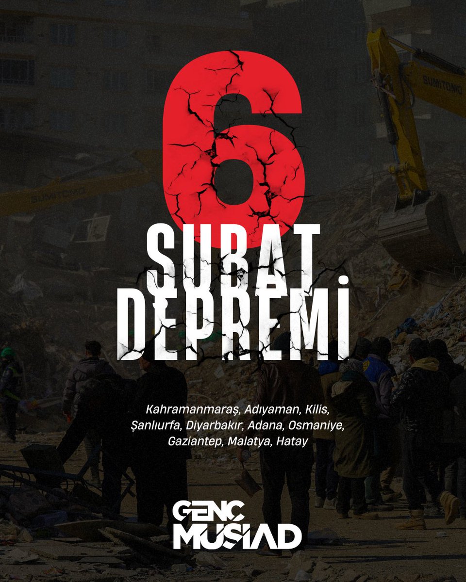 6 Şubat 2023 tarihinde meydana gelen asrın felaketi depremin acılarını hala yüreğimizde hissediyoruz. Hayatını kaybedenleri rahmetle anıyor, yaralılarımıza acil şifalar diliyoruz. 

Bu zor günlerde gösterdiğimiz dayanışma, umudumuzun yeşermesi için en büyük güç. Birlikte yeniden