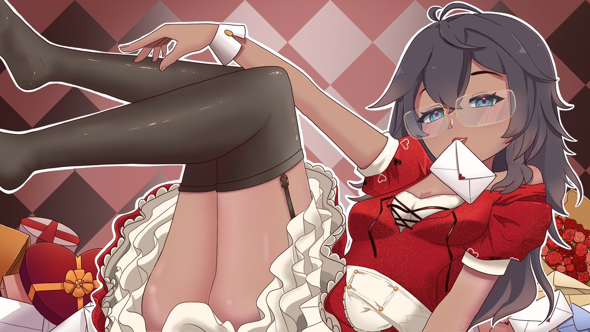 Happy Valentine's Day my cuties! And of course to spoil ya during this love-filled day here is my gift to you. 💕💕

Thank you for this BEAUTIFUL art piece, <a href="/Melody_inspires/">Melody Inspires 🍄🌻🦋 (OPEN COMMISSION)</a>  I love it so so so much!

#Vtuber #twitchstreamer #VGen #VGenComms