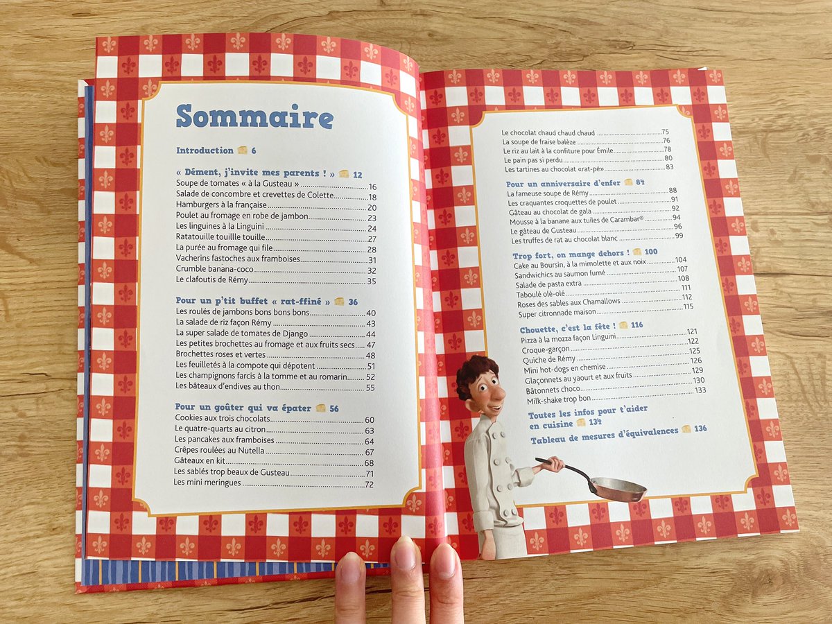 ディズニーランドパリで買ったレミーのおいしいレストランの2冊の本が
