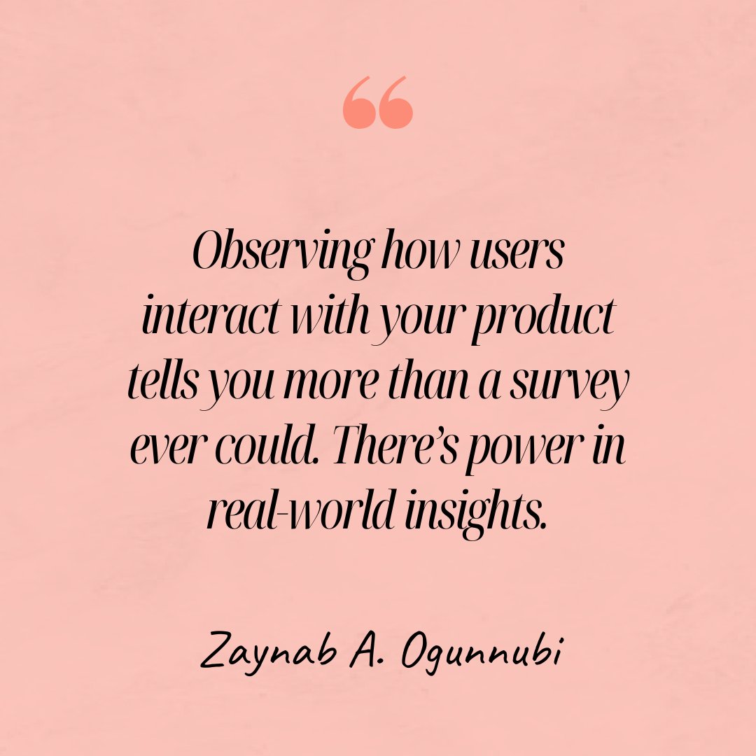 slimfit_zee's tweet photo. Watch 👀. Don’t assume 🤔.

Observing how users interact with your product tells you more than a survey ever could. And this is because real-world insights uncover friction points you never expected.

#ux #research #uxresearch #uxr #UserObservation #researcher #ResearchStrategy https://t.co/AbIoICccRl