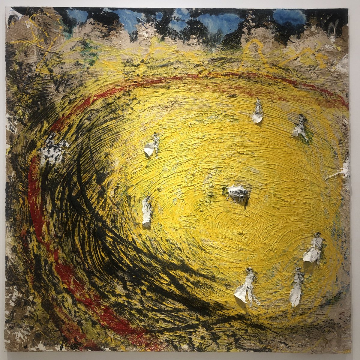lucasfh1976's tweet image. #anewdayhascome #comienzaunnuevodía Flores, peces, toros #MiquelBarceló @GalElviraGonzal #arte #art