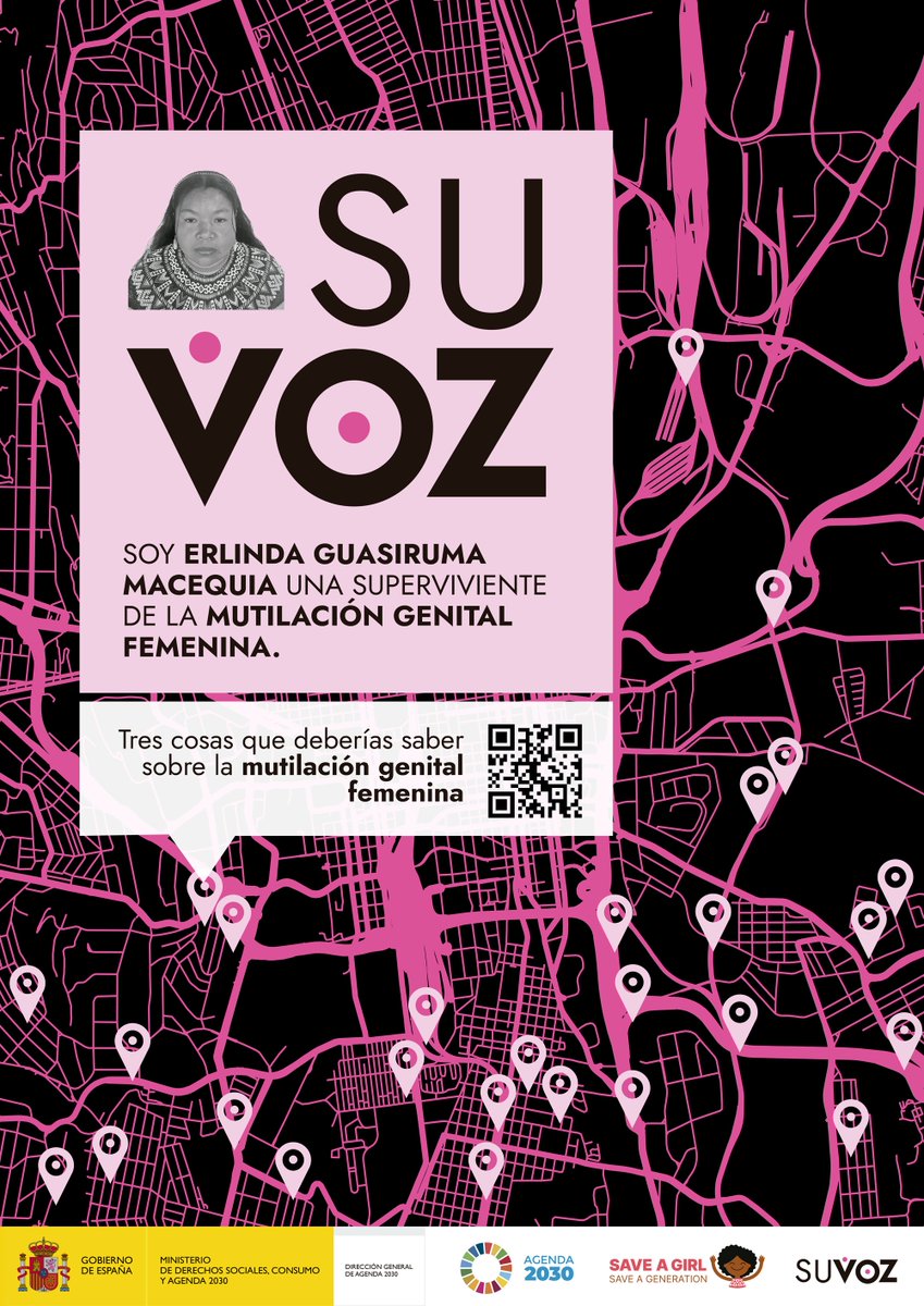 AytoParla's tweet photo. Hoy Día Mundial Tolerancia Cero Mutilación Genital Femenina 🩷 Ayto #Parla se suma a mensaje #SuVoz 🗣🩷 de @SaveAGirl1 para poner en evidencia la globalidad de esta forma de violencia contra mujeres a las que se extirpa genitales sin motivos salud

🎧👇
https://t.co/0bM5xkImDV https://t.co/jMxrjr25aR
