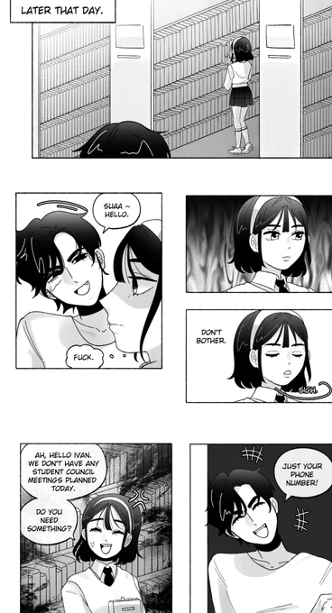 ivan getting suas number for mizi in exchange for tills... surely nothing will go wrong here ^w^ 

modern au p2 (1/3)  

#alnst #에이스테 #mizisua #ivantill 